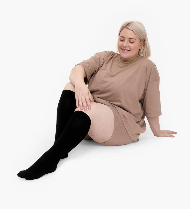 Mimi Classic – Wide Compression Socks for Women | Swelling, Circulation & Leg Pain Relief