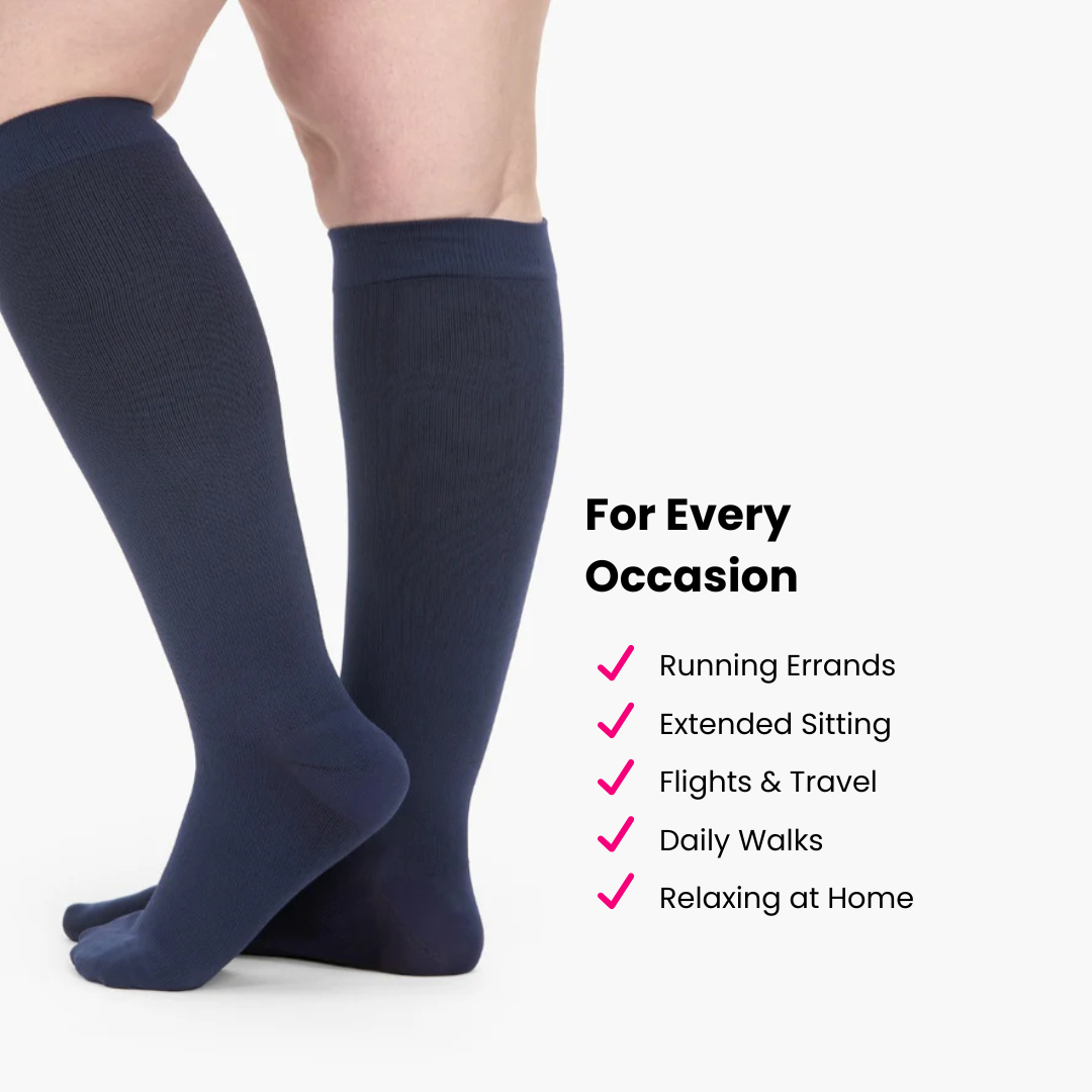 Mimi Classic – Wide Compression Socks for Women | Swelling, Circulation & Leg Pain Relief