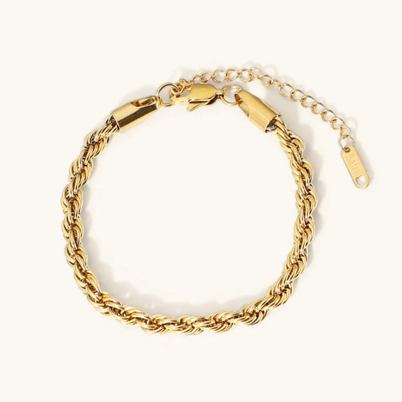 Mimi Femme Bracelets Elowen Rope Chain Gold Bracelet