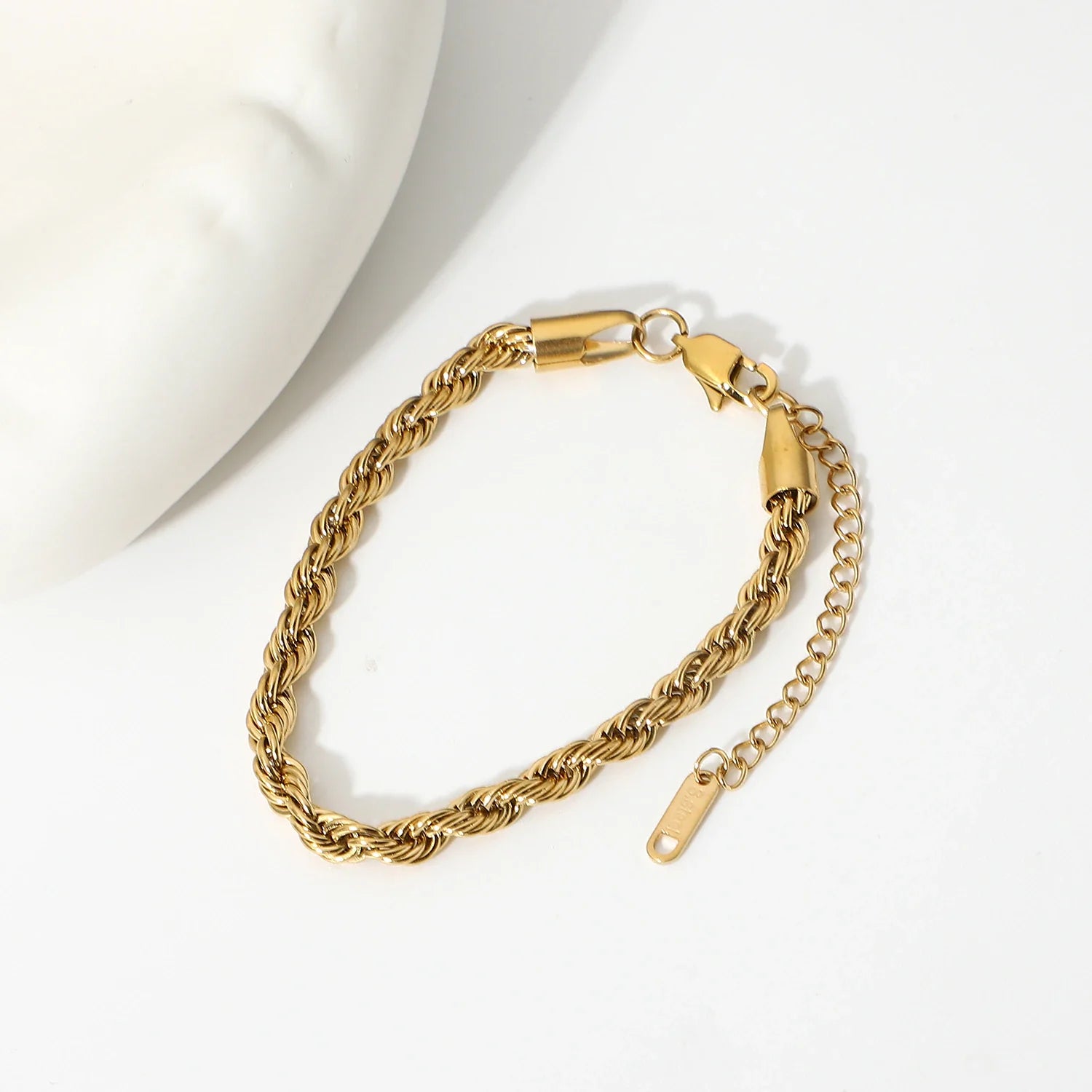 Mimi Femme Bracelets Elowen Rope Chain Gold Bracelet