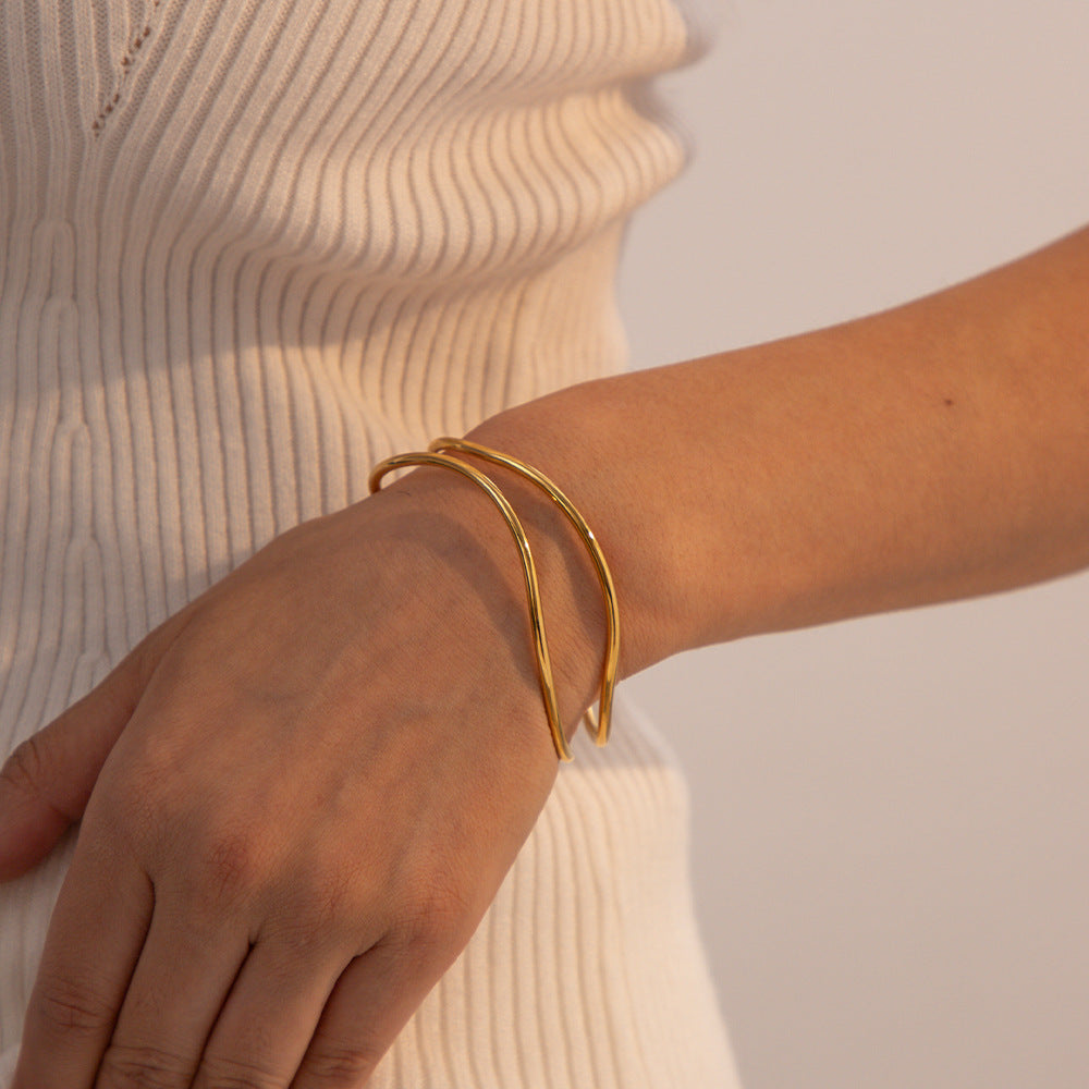 Mimi Femme Bracelets Felicity Gold Bracelet