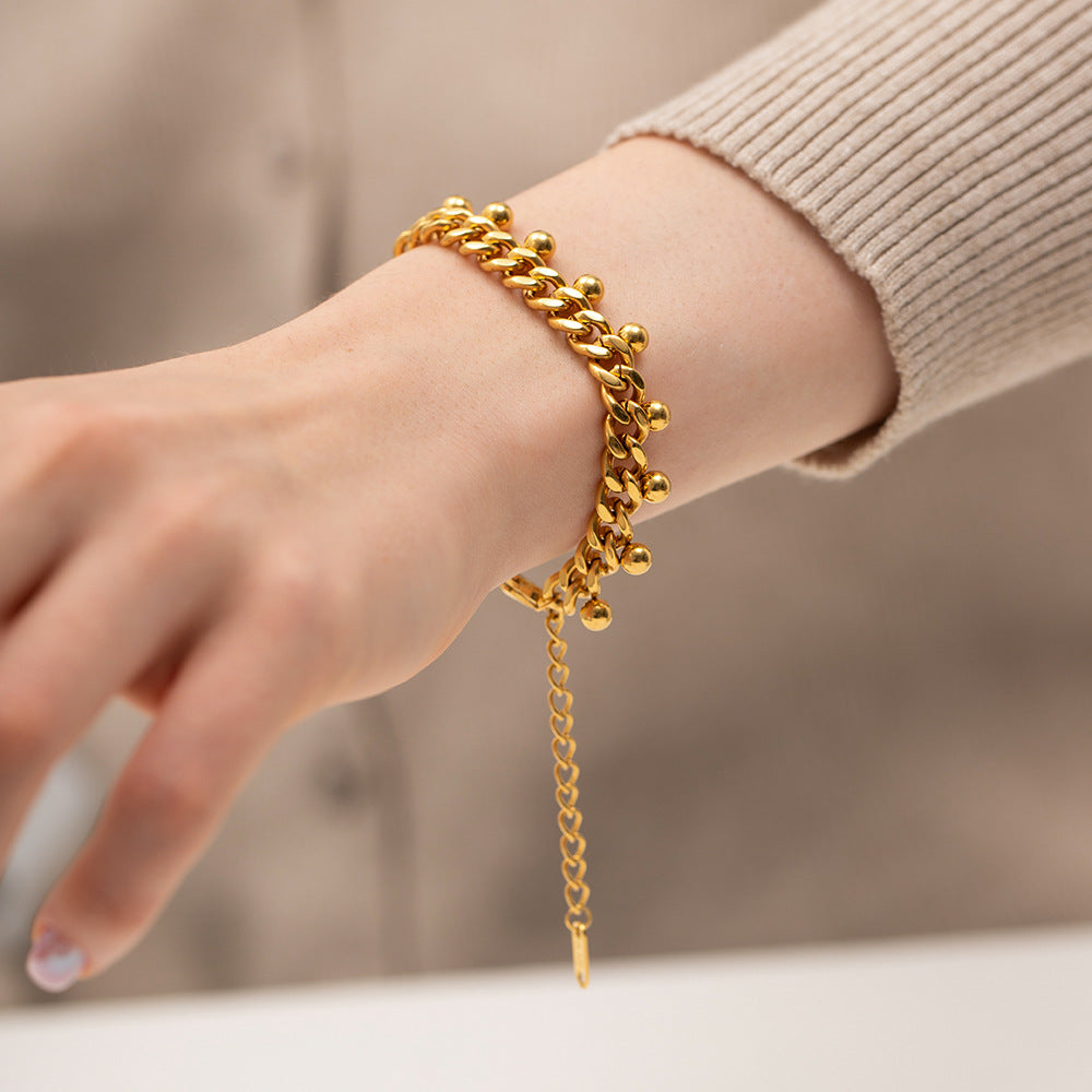 Mimi Femme Bracelets Leontine Gold Chain Bracelet