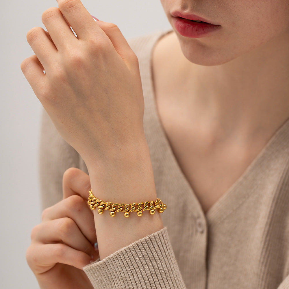 Mimi Femme Bracelets Leontine Gold Chain Bracelet