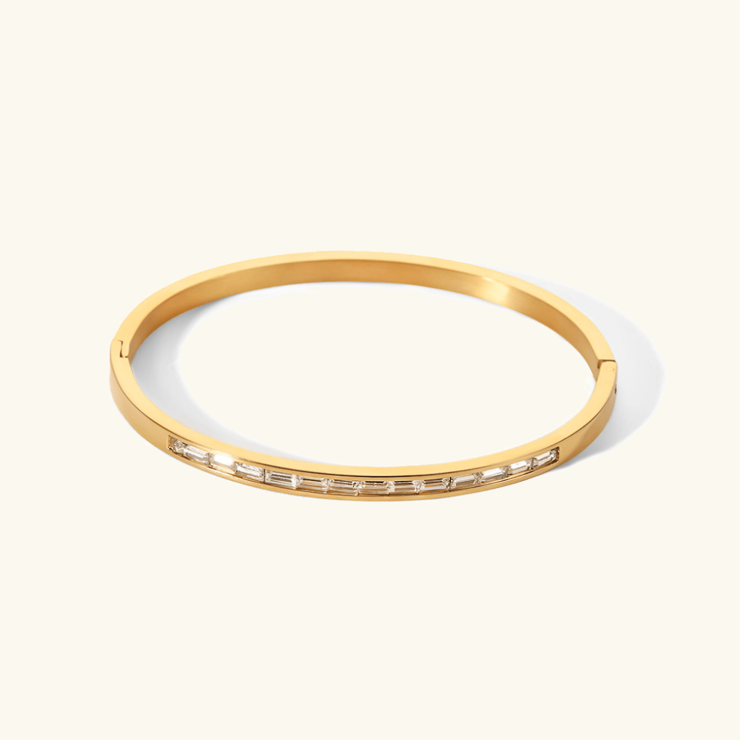 Mimi Femme Bracelets Margaux Gold Diamond Bangle