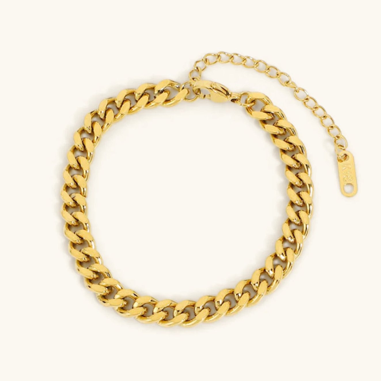 Mimi Femme Bracelets Nicolette Gold Chain Bracelet