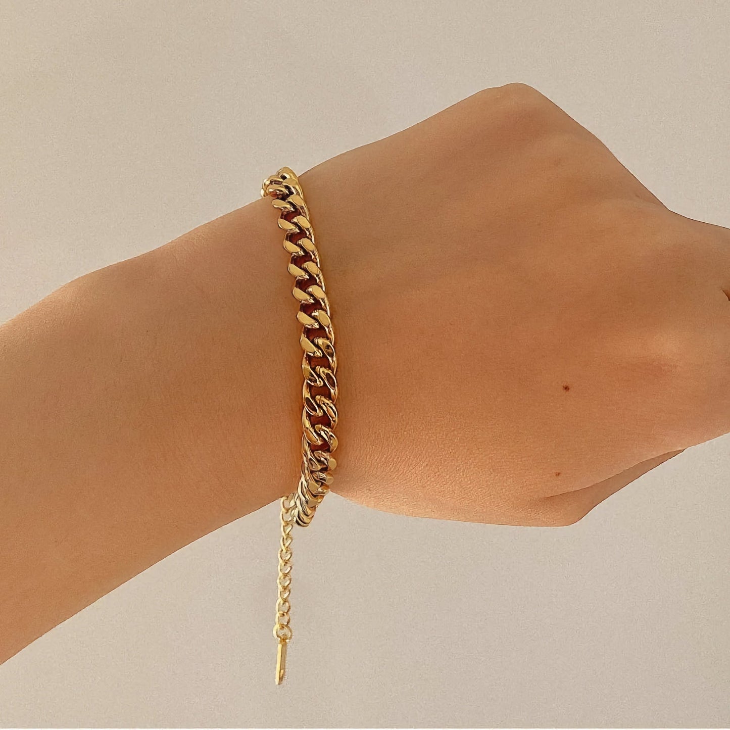 Mimi Femme Bracelets Nicolette Gold Chain Bracelet