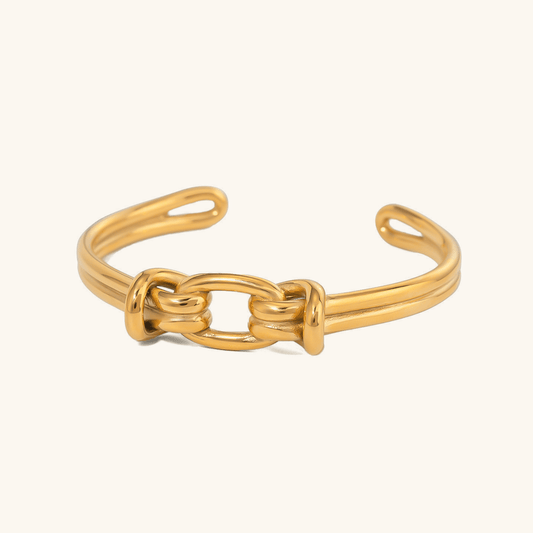 Mimi Femme Bracelets Rosalind Gold Knot Bangle