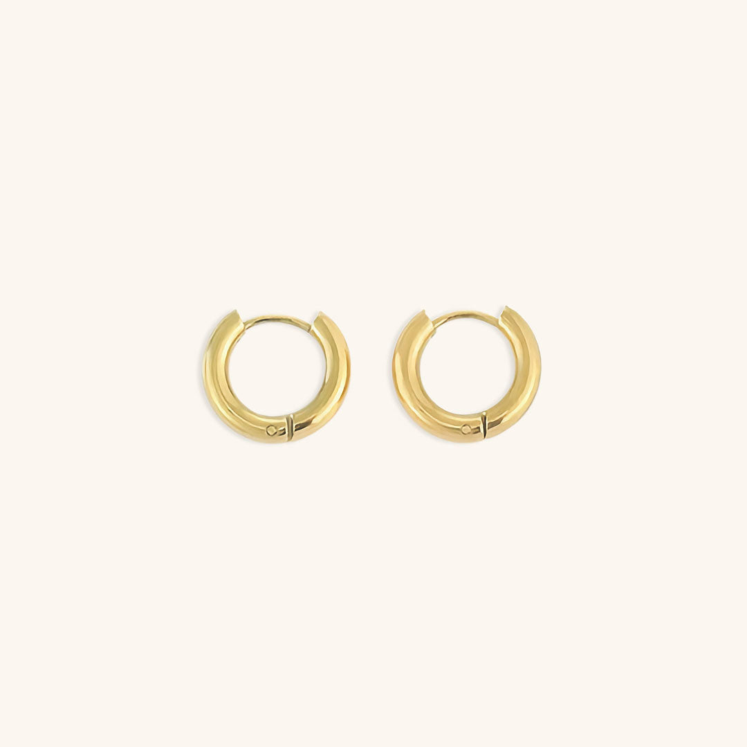 Mimi Femme Earrings Aster Round Hoops