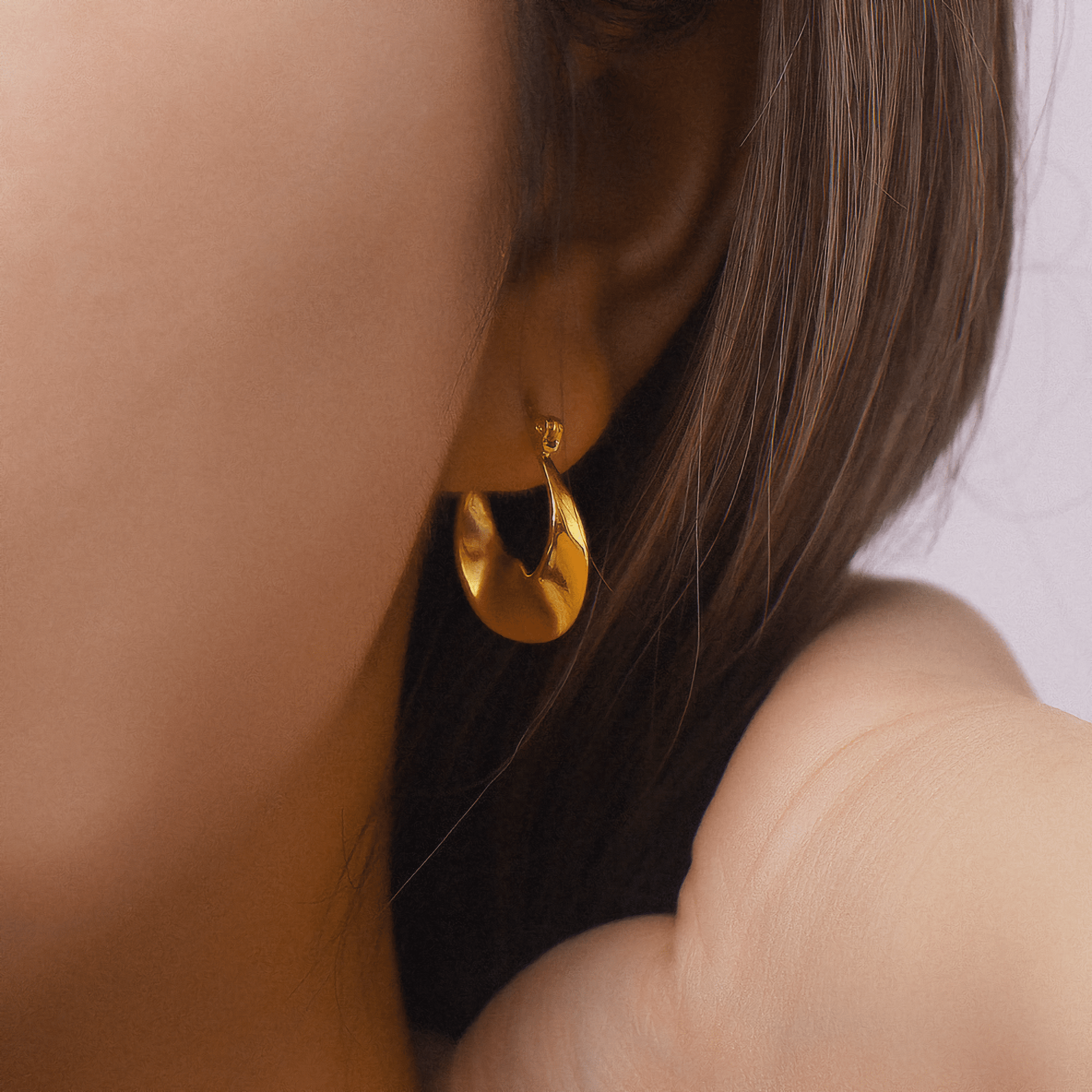 Mimi Femme Earrings Azalea Irregular Hoop Earrings