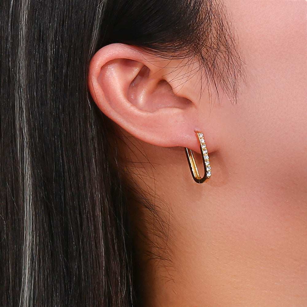 Mimi Femme Earrings Cecilia Gold Hoop Earrings