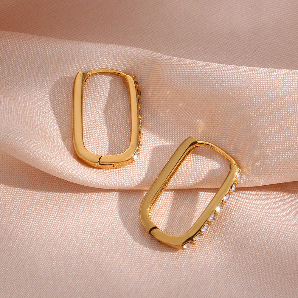 Mimi Femme Earrings Cecilia Gold Hoop Earrings