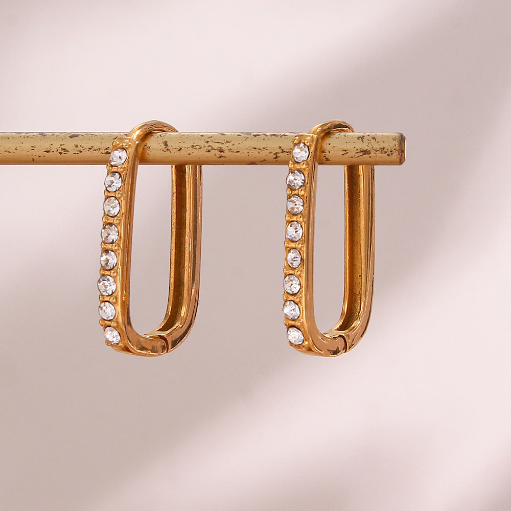 Mimi Femme Earrings Cecilia Gold Hoop Earrings