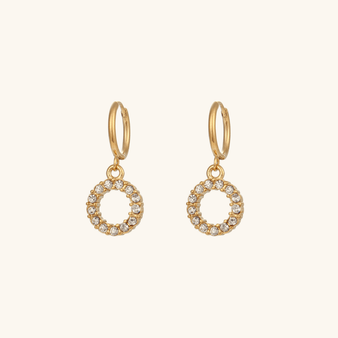 Mimi Femme Earrings Clarissa Initial Letter Earrings