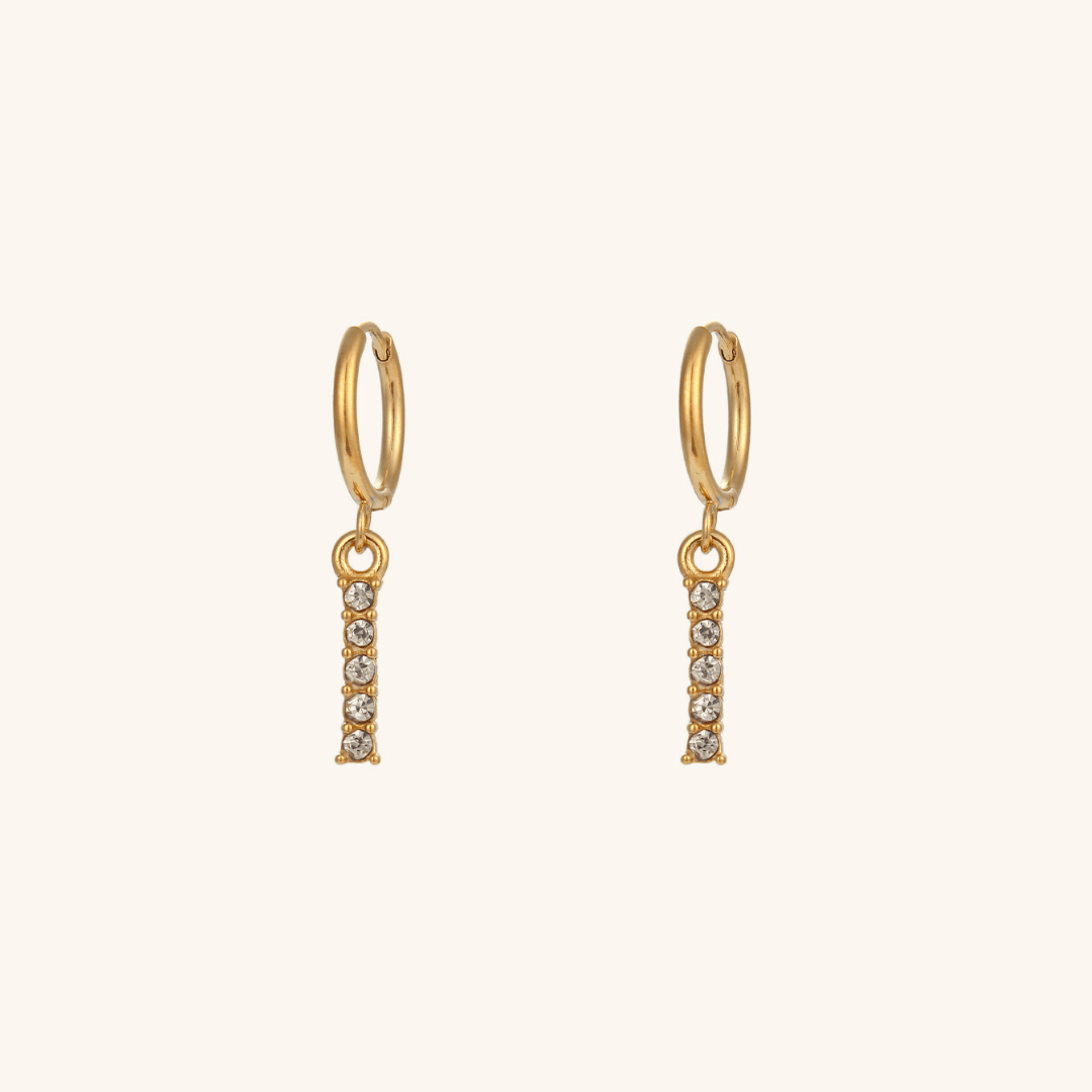 Mimi Femme Earrings Clarissa Initial Letter Earrings