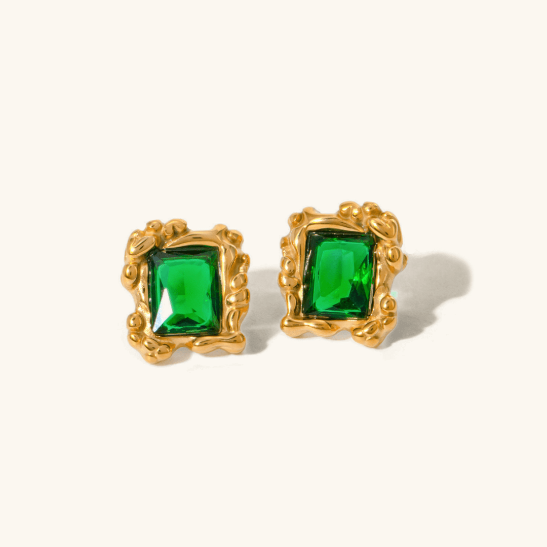 Mimi Femme Earrings Emma Emerald Earrings