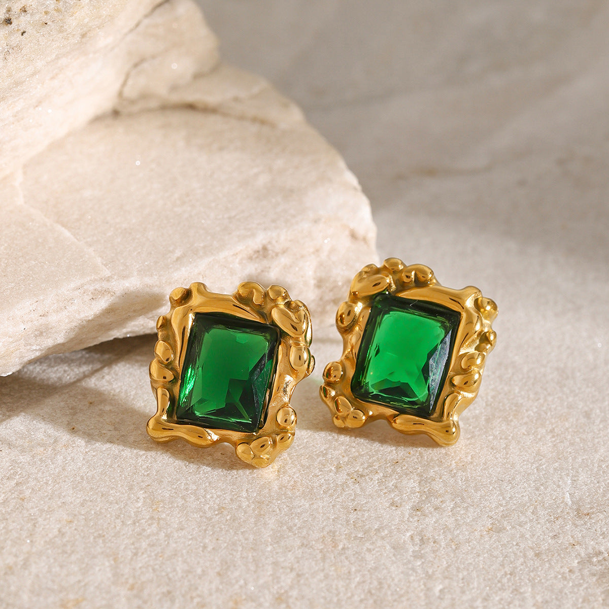 Mimi Femme Earrings Emma Emerald Earrings