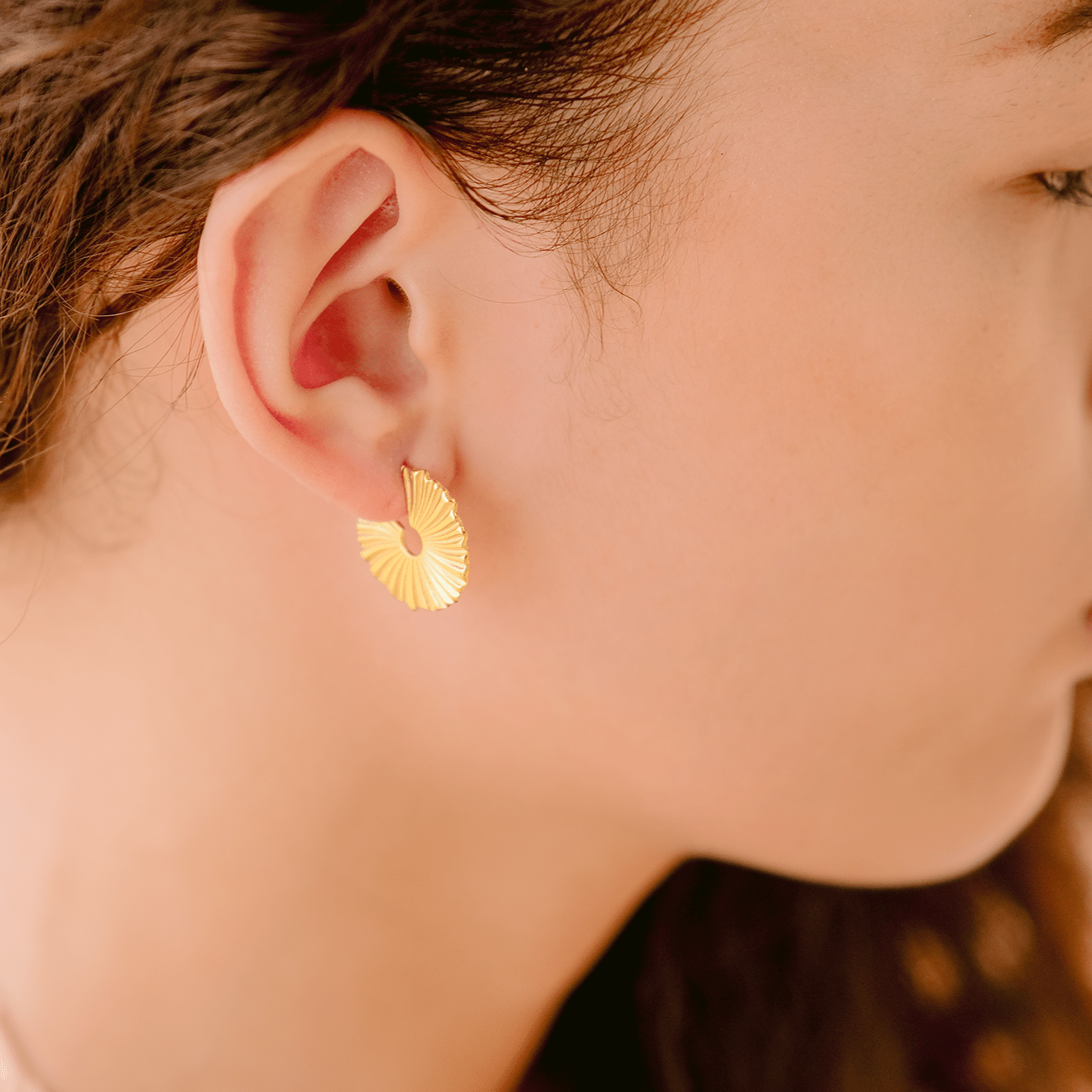 Mimi Femme Earrings Faisha Gold Earrings