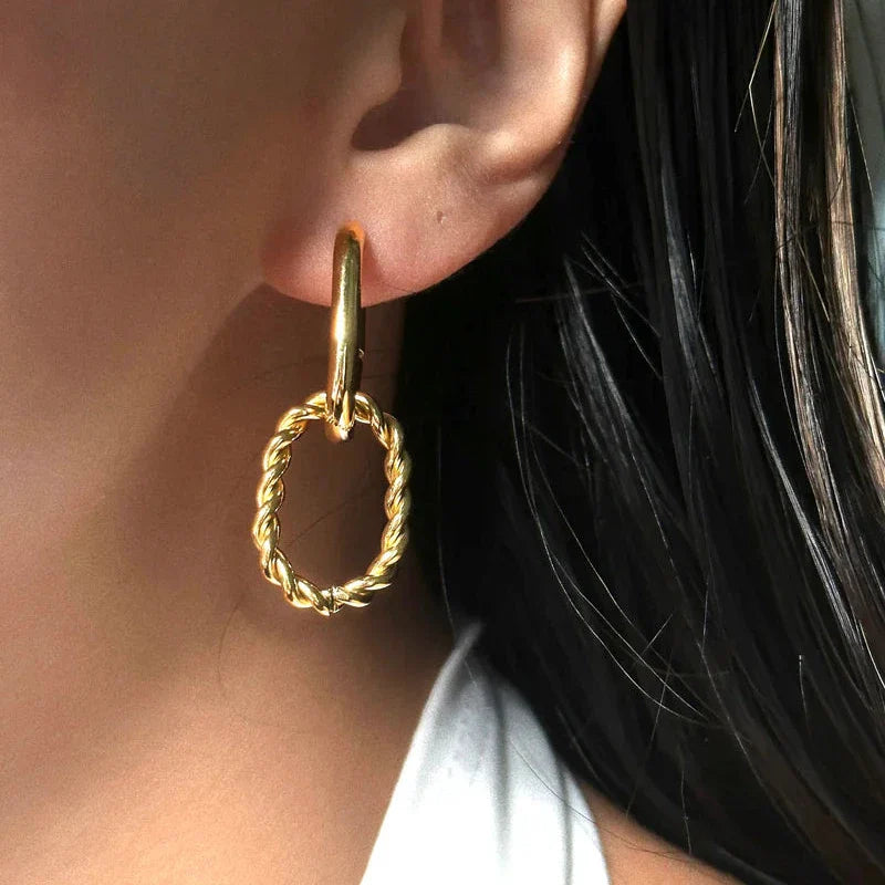 Mimi Femme Earrings Freya Gold Earrings