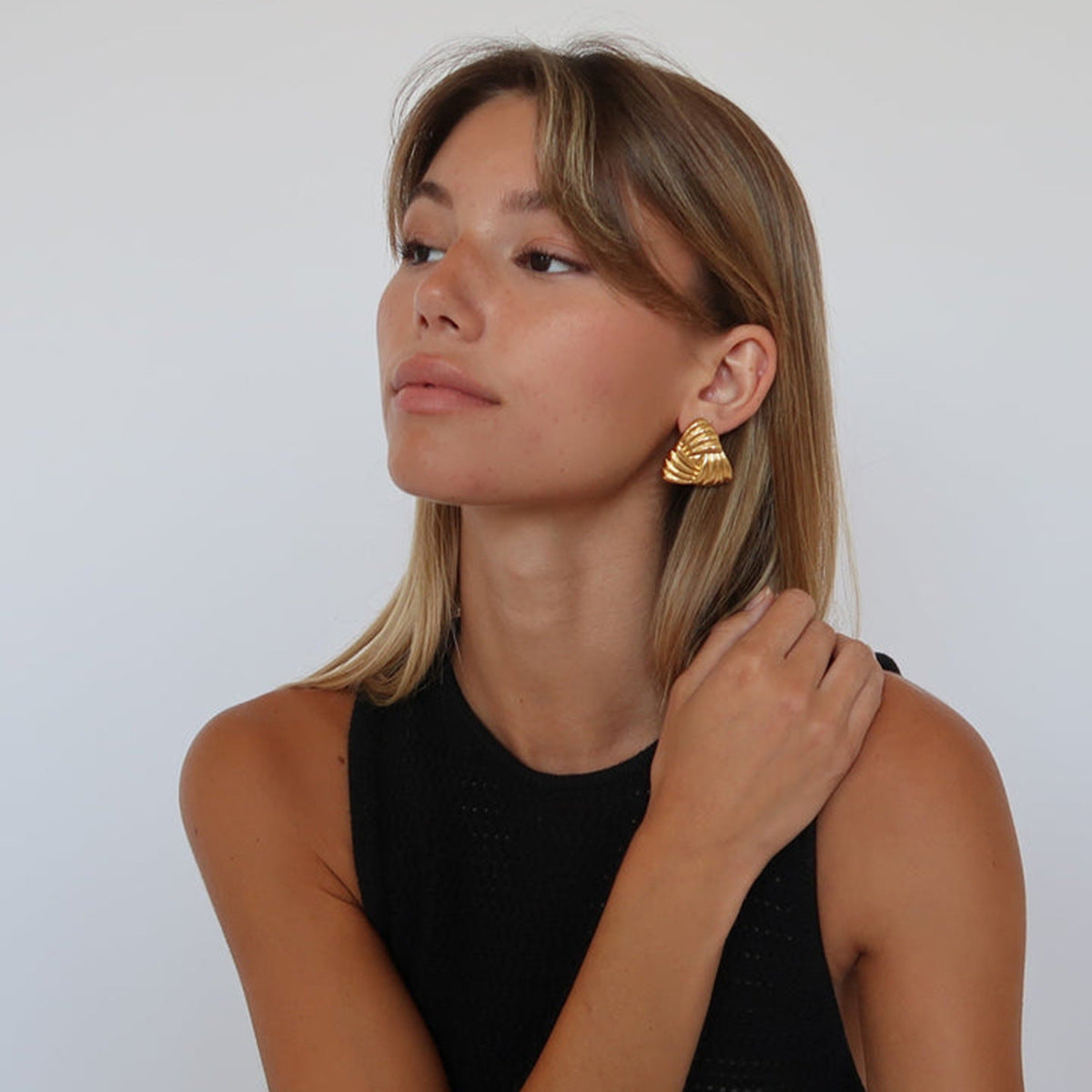 Mimi Femme Earrings Lavinia Gold Earrings