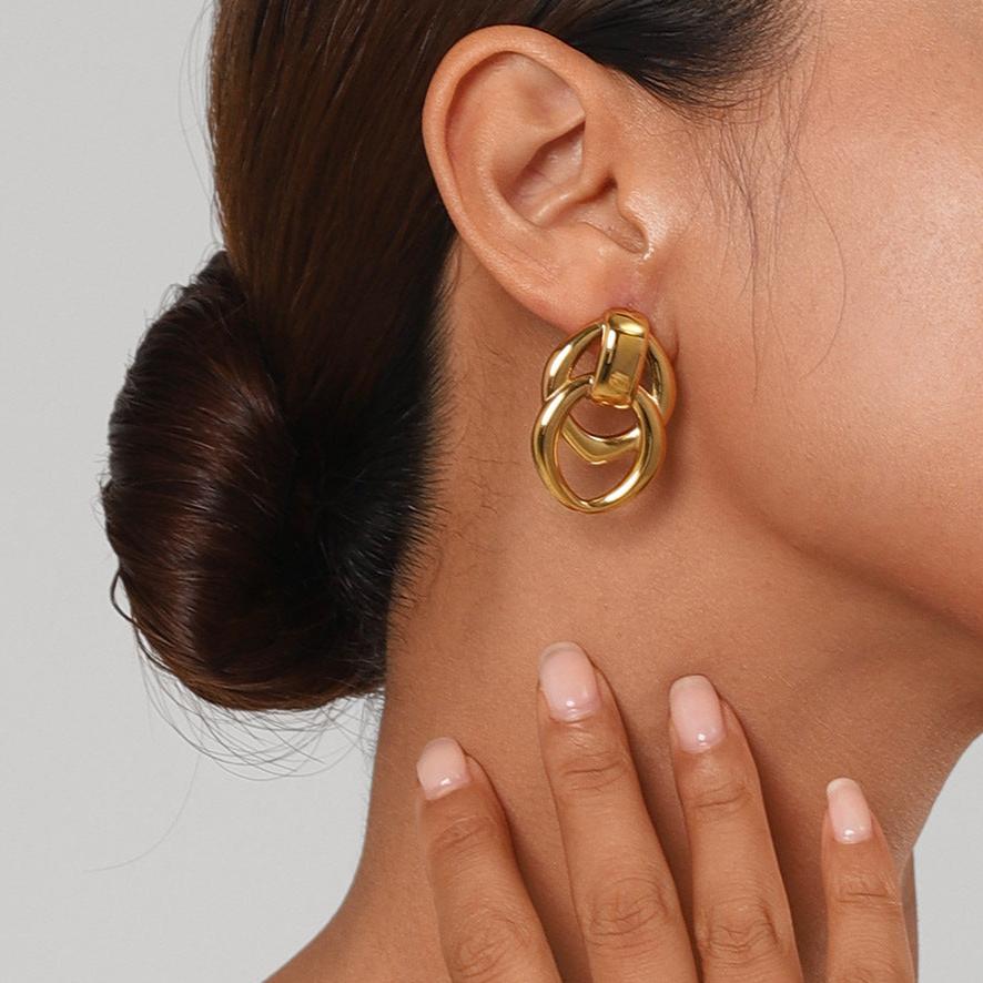 Mimi Femme Earrings Lilla Gold Earrings