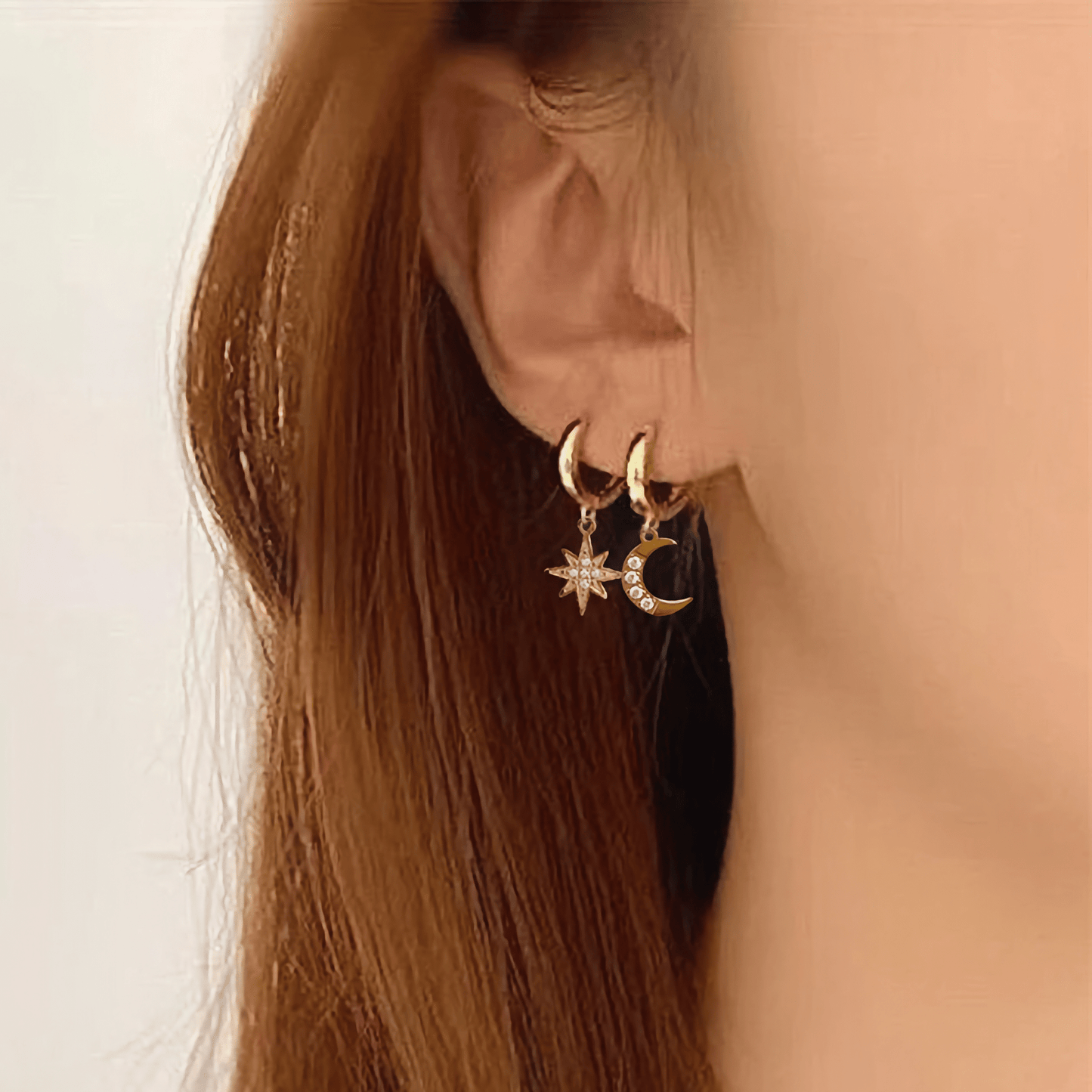 Mimi Femme Earrings Luna Gold Earrings