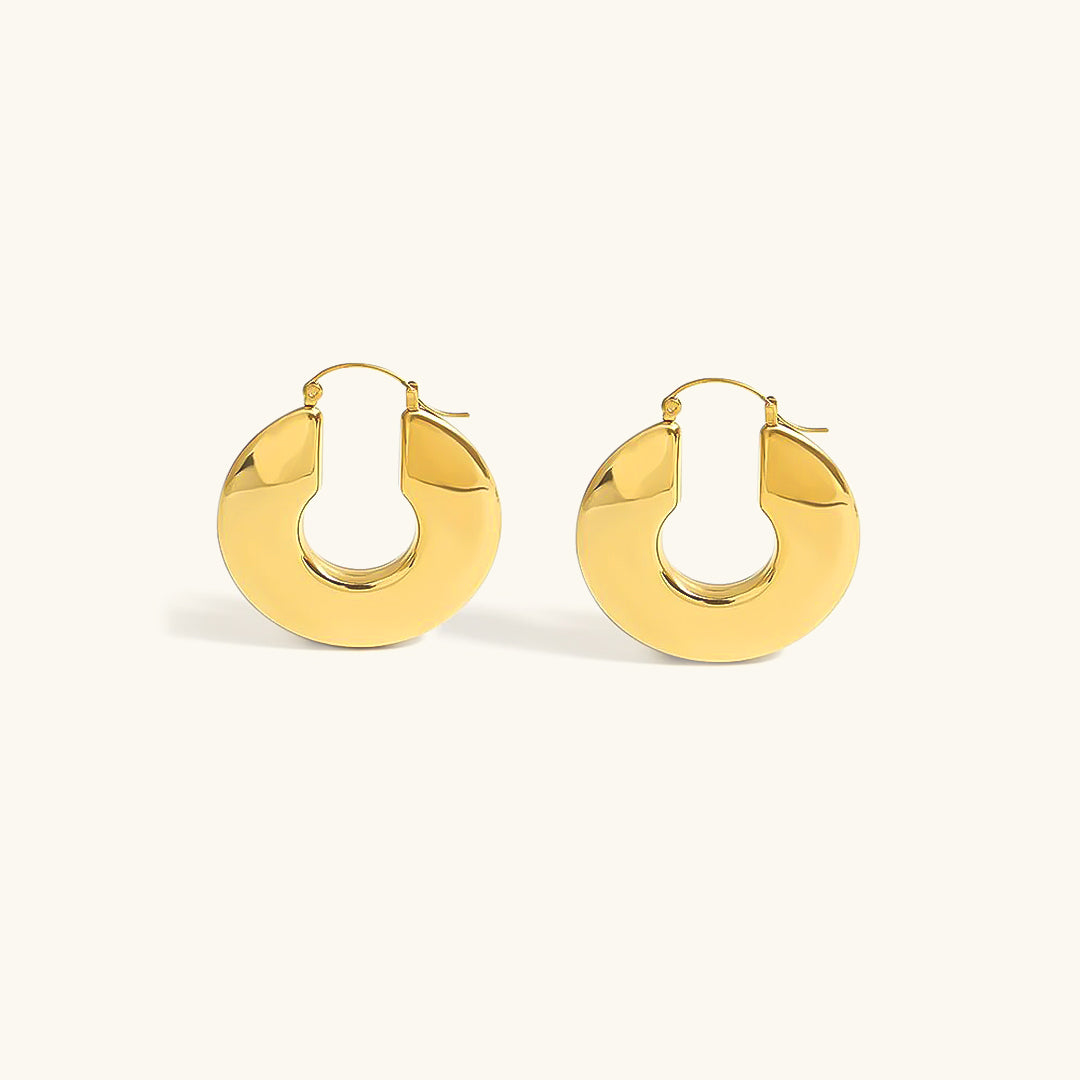 Mimi Femme Earrings Lydia Chunky Hoop Earrings