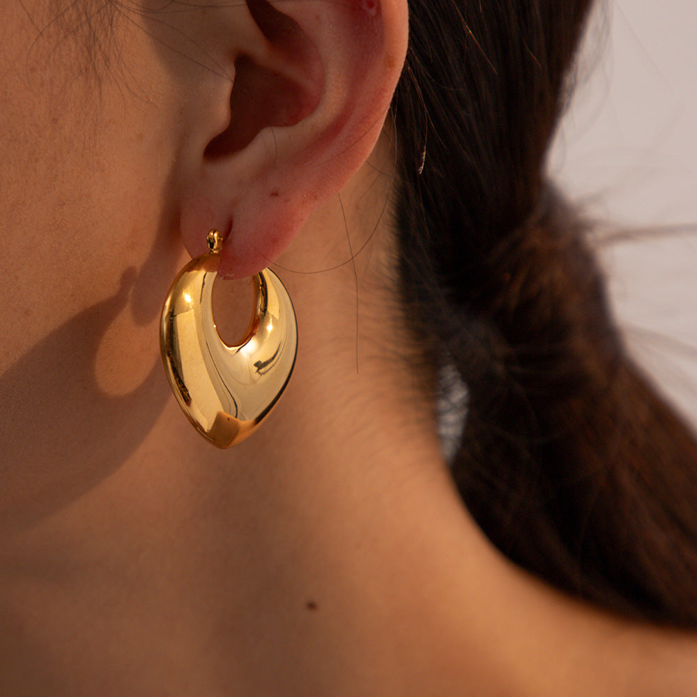 Mimi Femme Earrings Lyla Gold Hoops