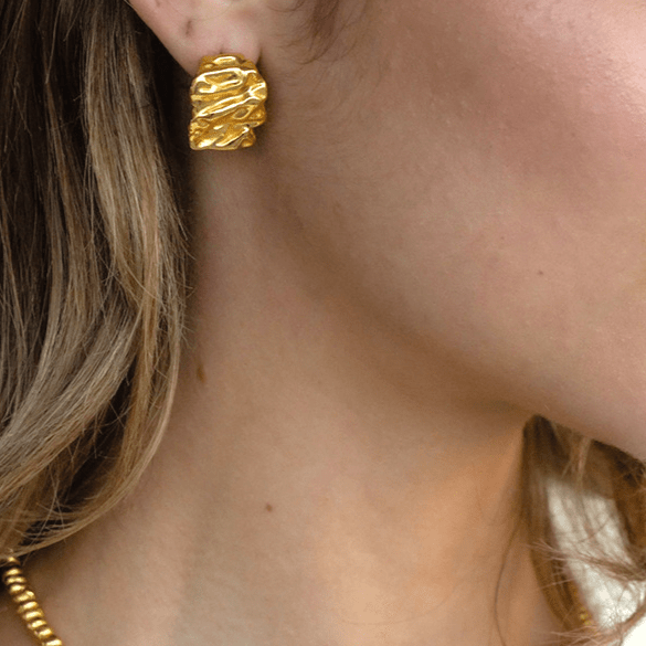 Mimi Femme Earrings Lyric Gold Earrings