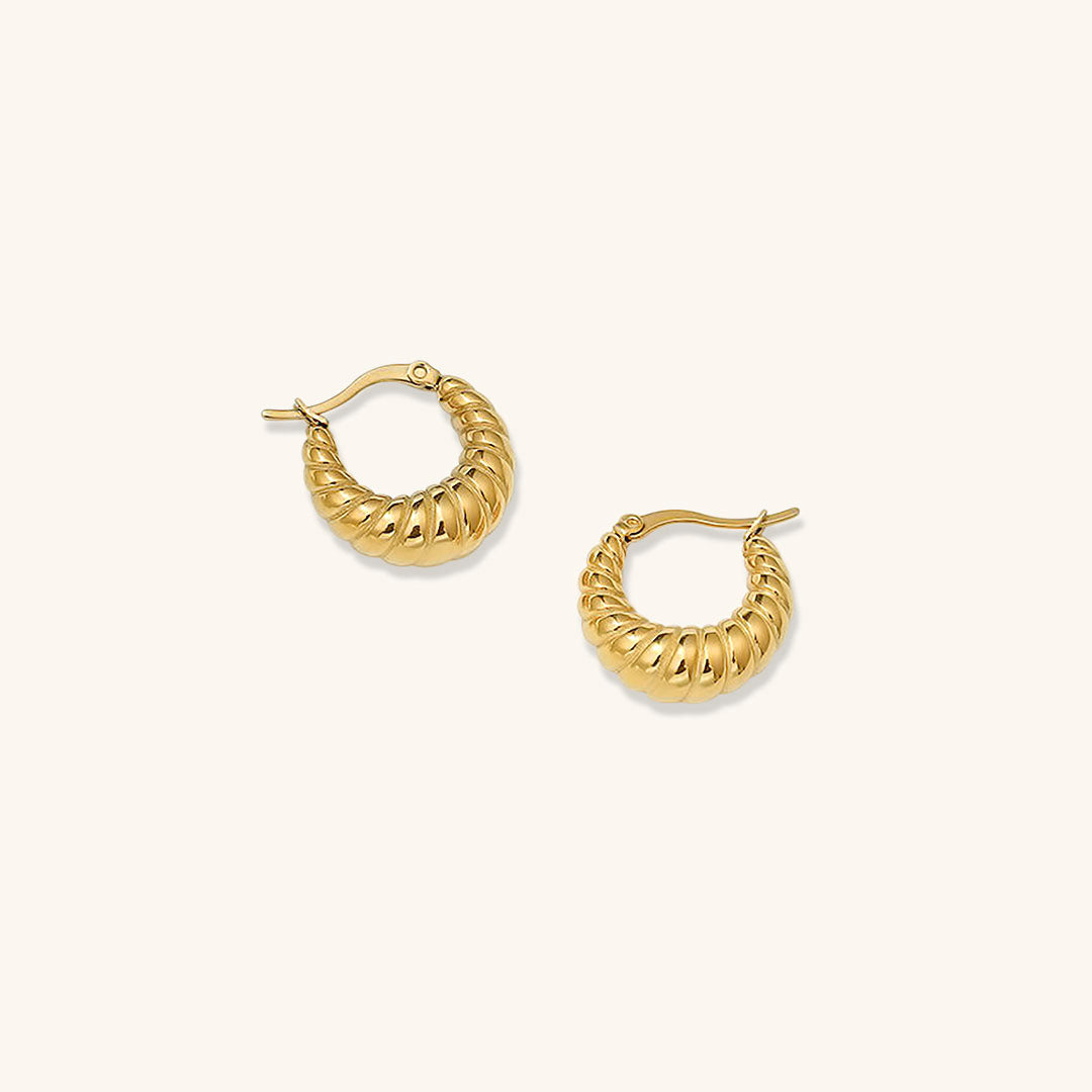 Mimi Femme Earrings Magnolia Hoop Earrings