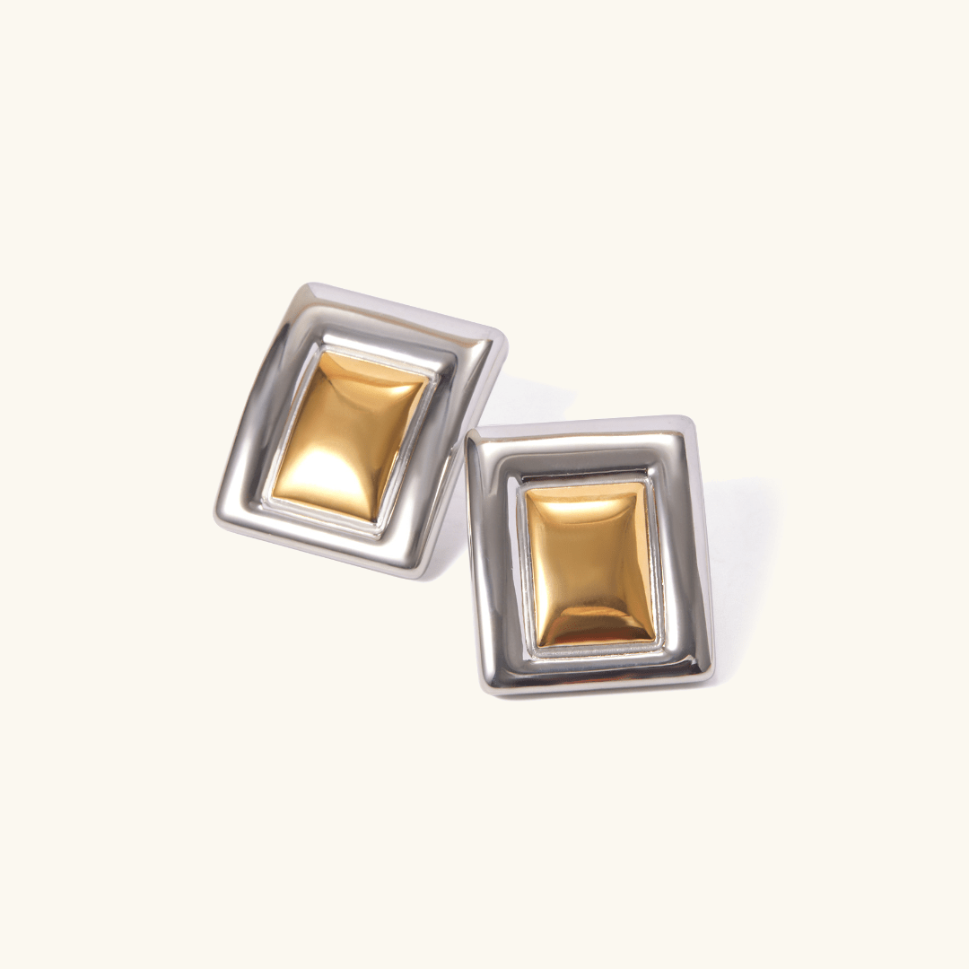 Mimi Femme Earrings Mari Two Tone Earrings