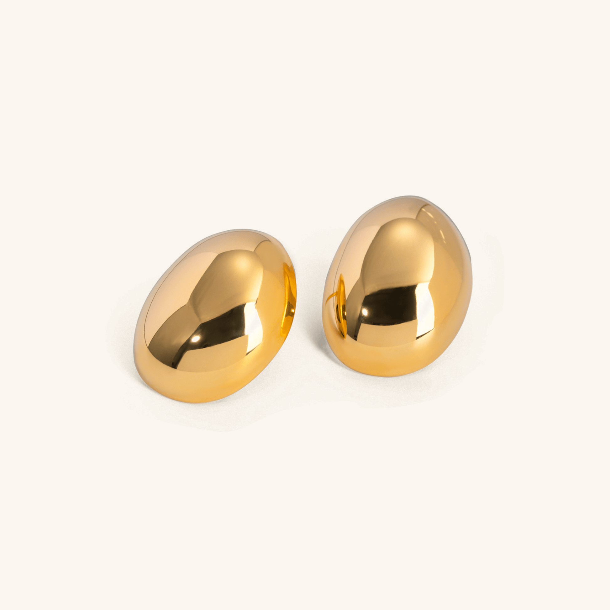 Mimi Femme Earrings Marielle Gold Bean Earrings