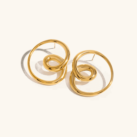 Mimi Femme Earrings Mireille Golden Twist Earrings