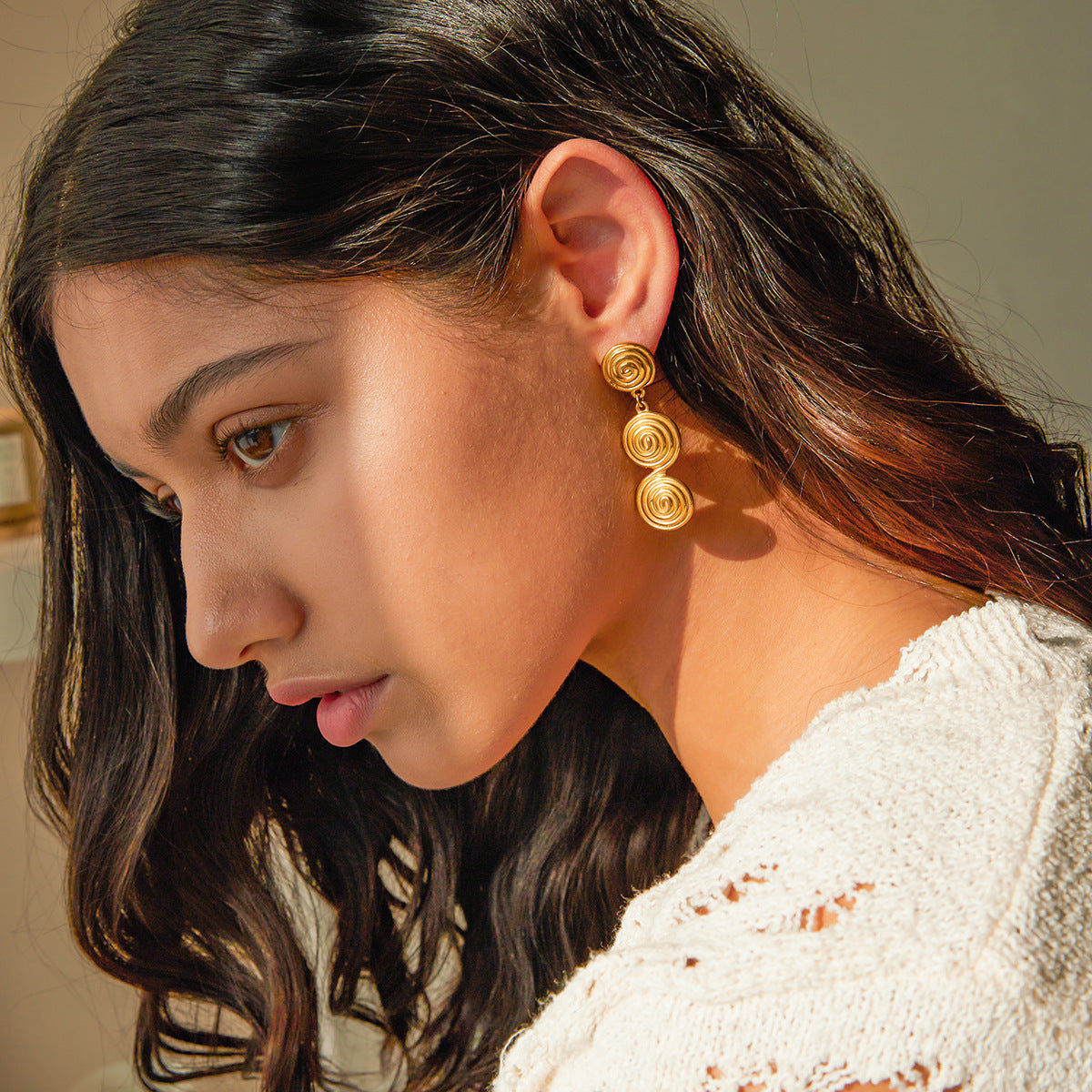 Mimi Femme Earrings Oona Gold Earrings