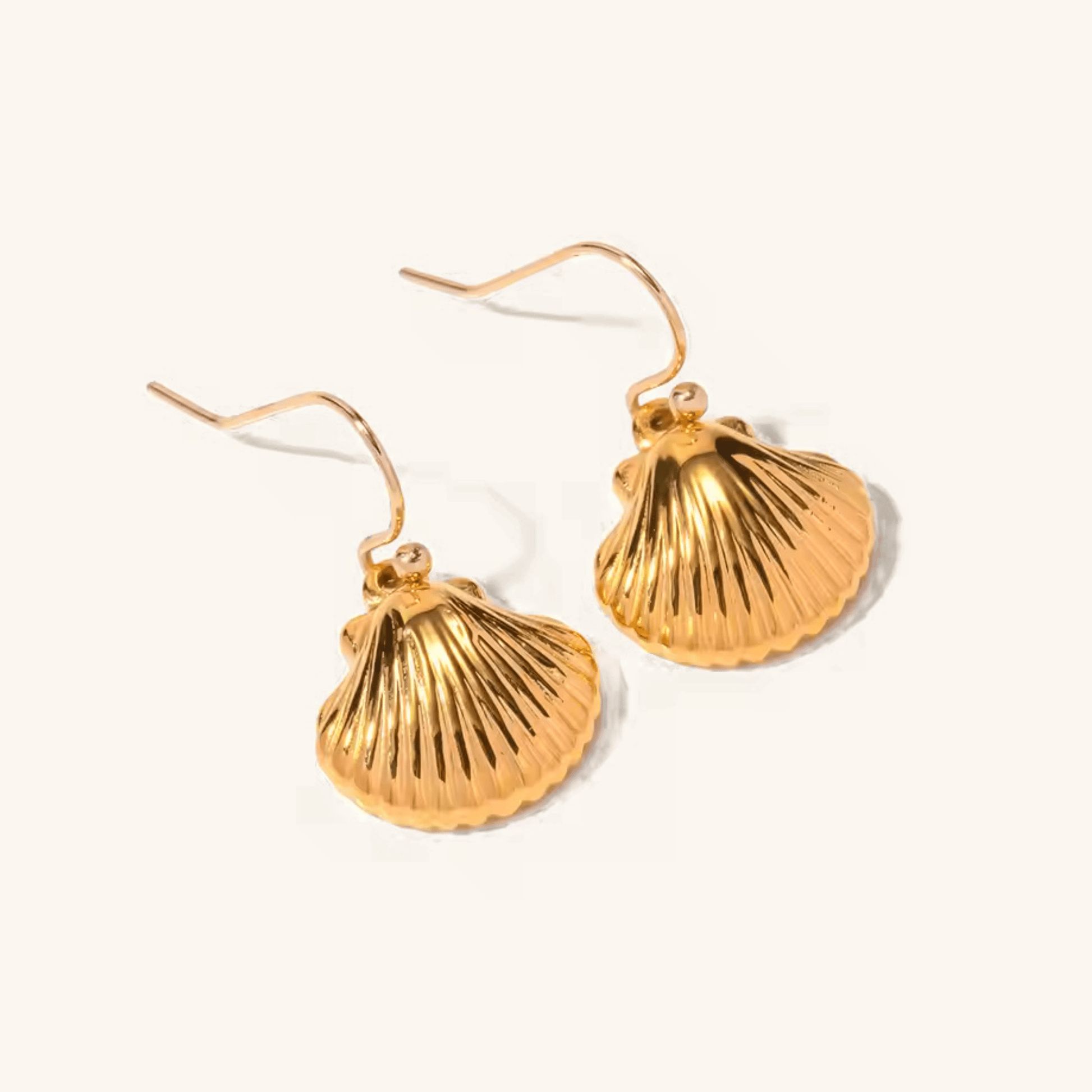 Mimi Femme Earrings Selah Gold Seashell Earrings