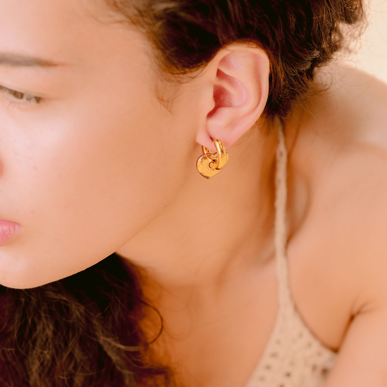 Mimi Femme Earrings Serene Arrow Gold Earrings