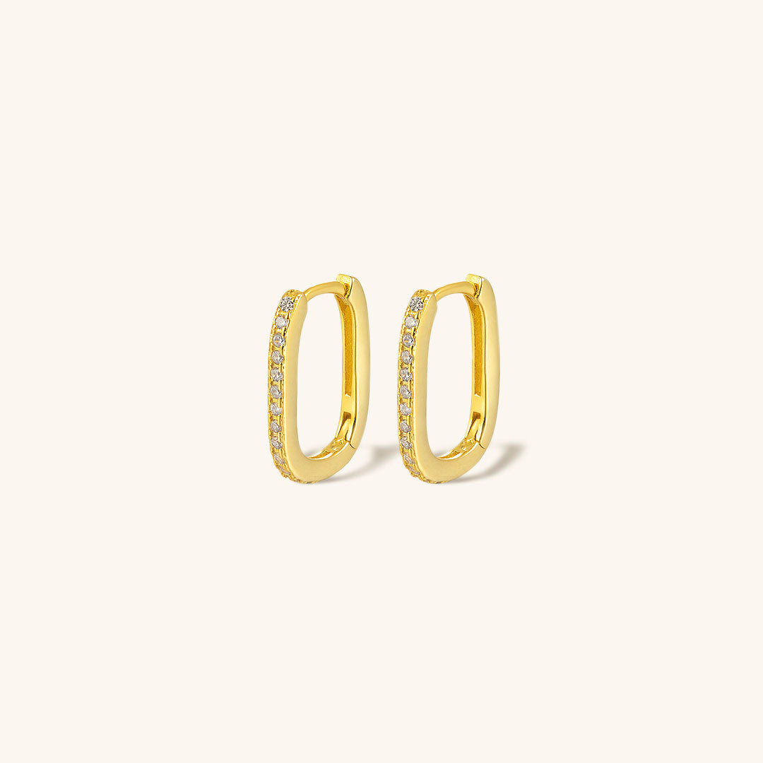 Mimi Femme Earrings Sophie Oval Hoop Earrings