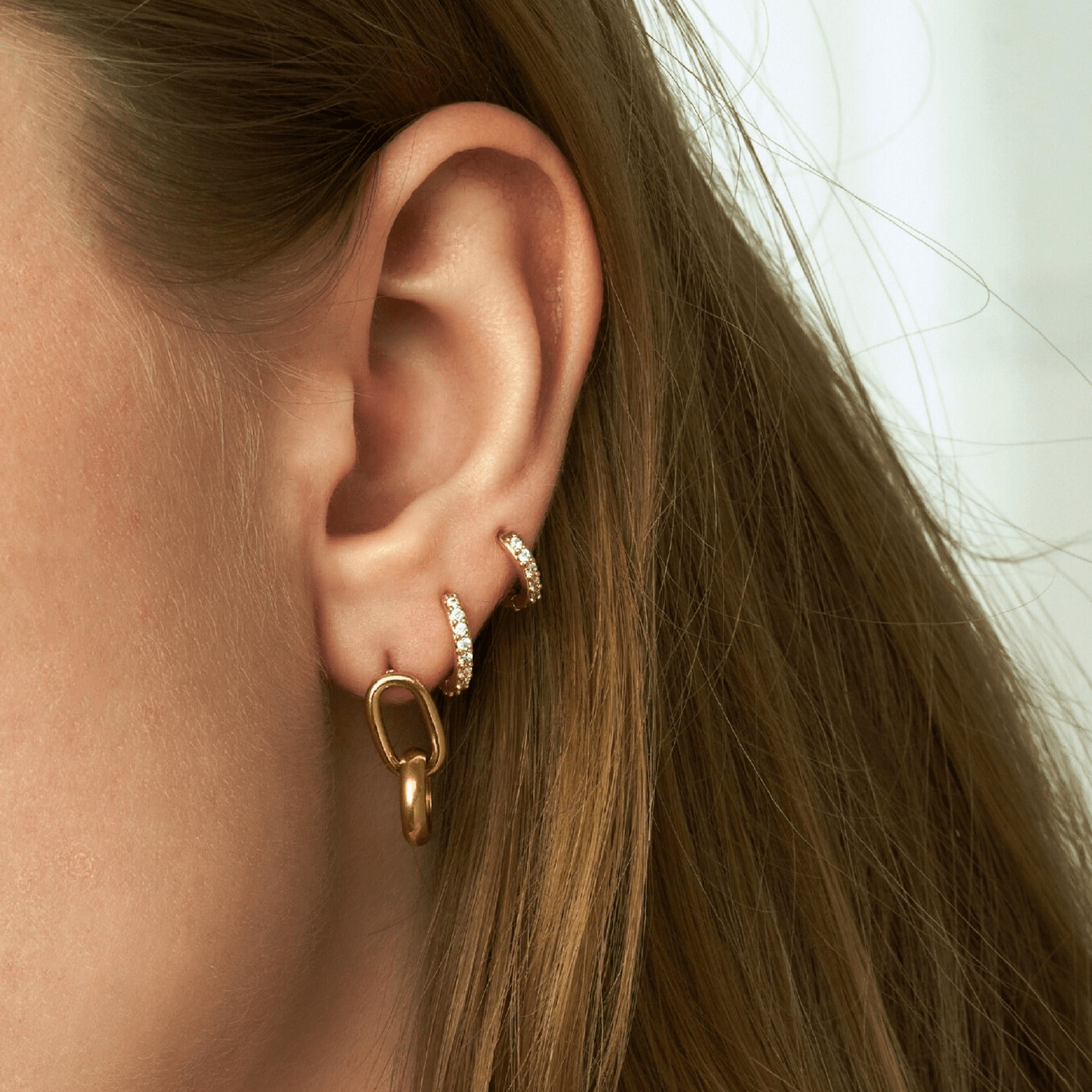 Mimi Femme Earrings Valencia Huggie Earrings