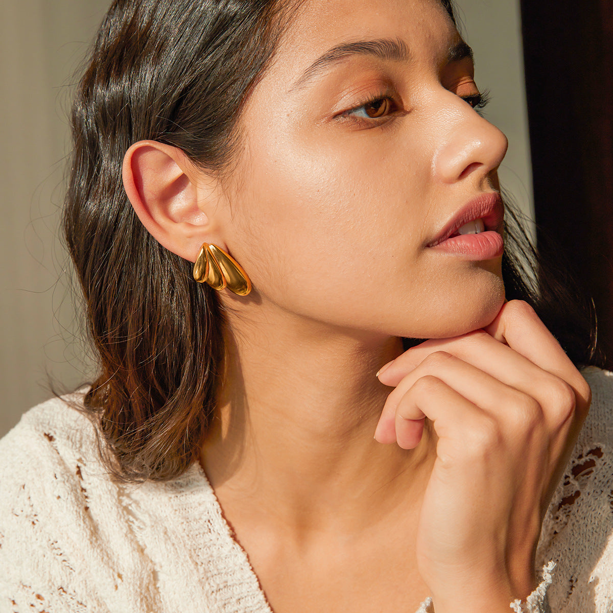 Mimi Femme Earrings Verona Gold Earrings