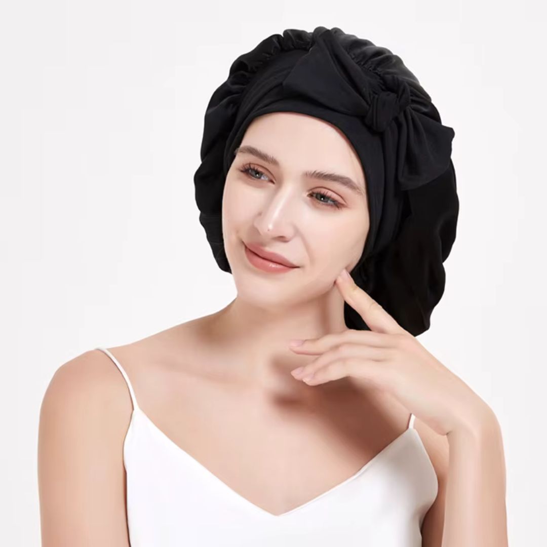 Mimi Femme Hair Accessories Mimi Silk Bonnet – 100% Mulberry Silk Sleep Cap for Frizz-Free, Healthy Hair