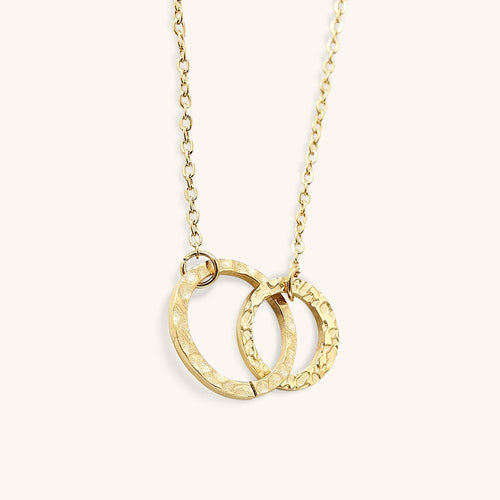 Mimi Femme Necklaces Adelina Gold Hoop Necklace