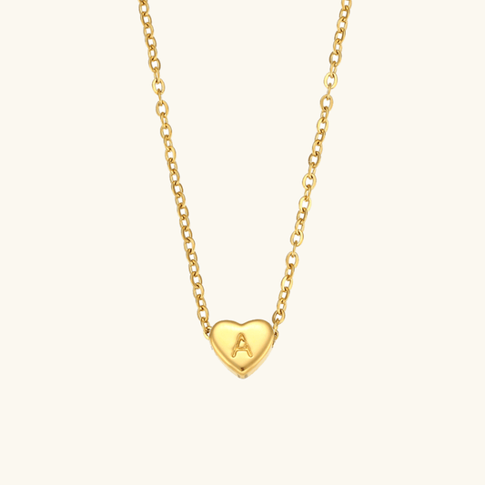 Mimi Femme Necklaces Arabesque Initial Gold Necklace