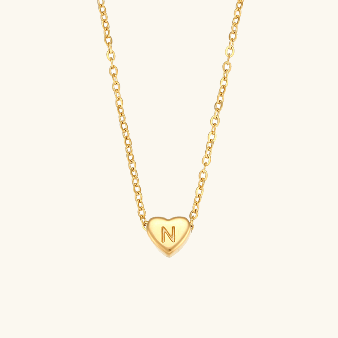 Mimi Femme Necklaces Arabesque Initial Gold Necklace