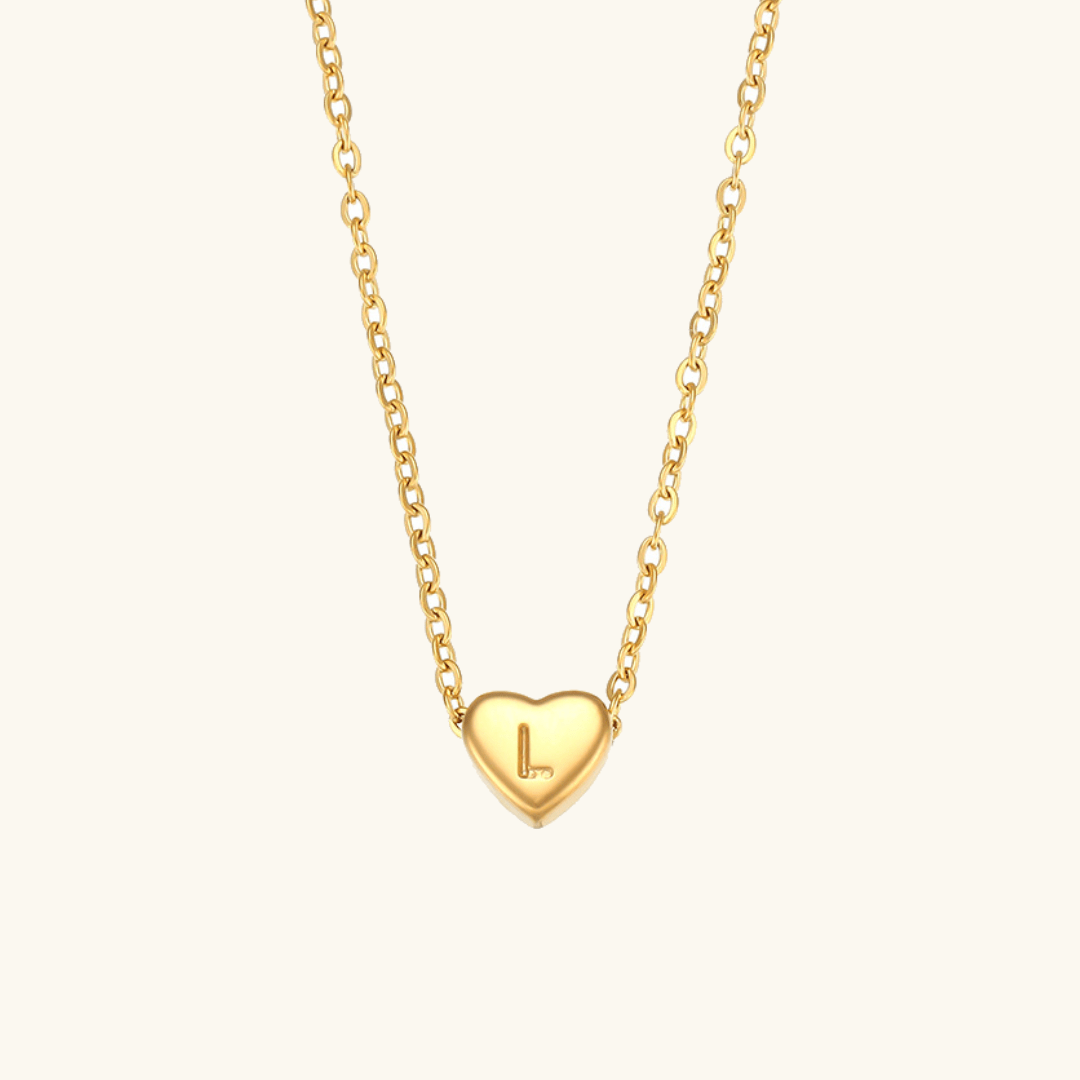 Mimi Femme Necklaces Arabesque Initial Gold Necklace