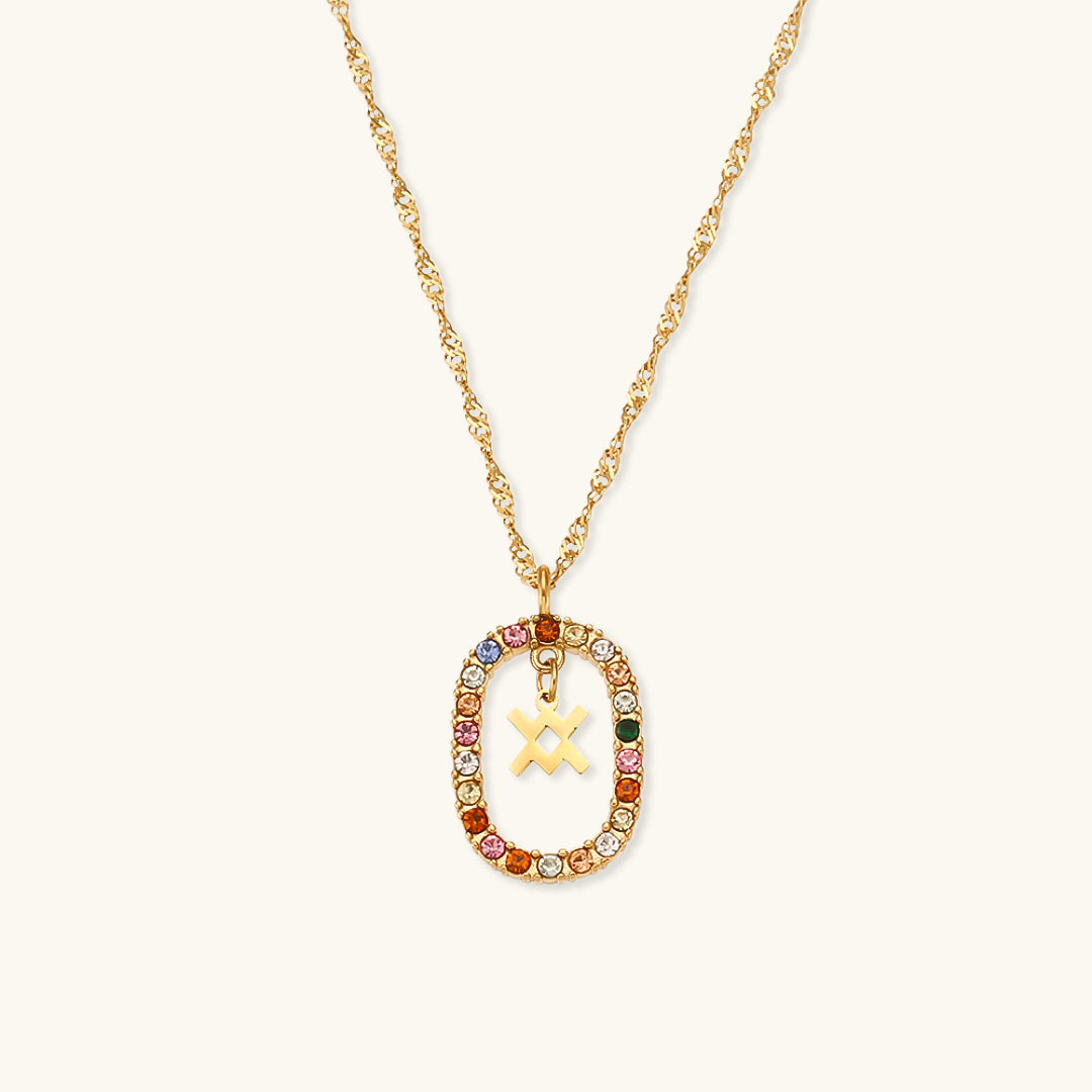 Mimi Femme Necklaces Cadenza Zodiac Gemstone Necklace