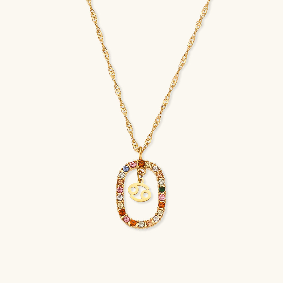 Mimi Femme Necklaces Cadenza Zodiac Gemstone Necklace