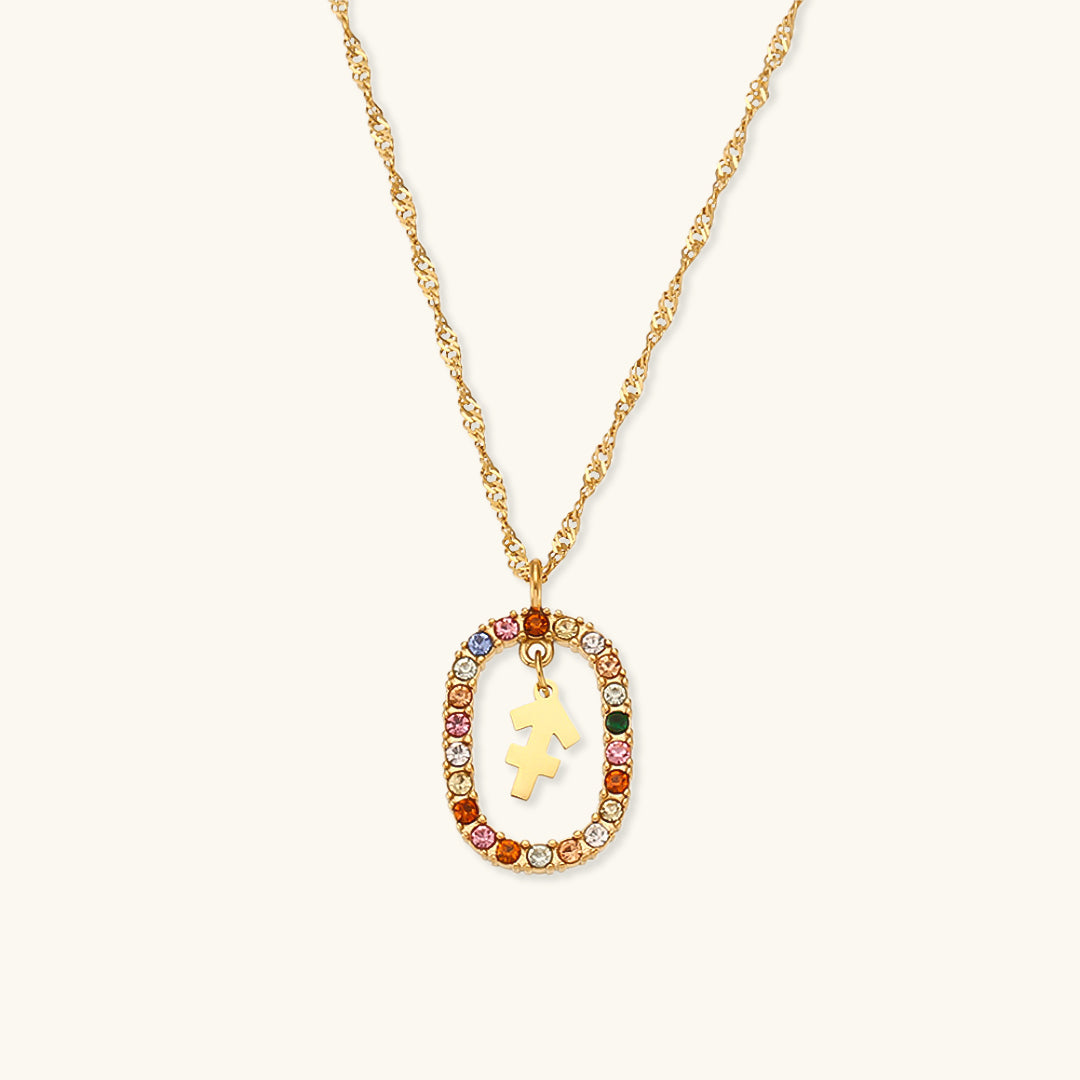 Mimi Femme Necklaces Cadenza Zodiac Gemstone Necklace