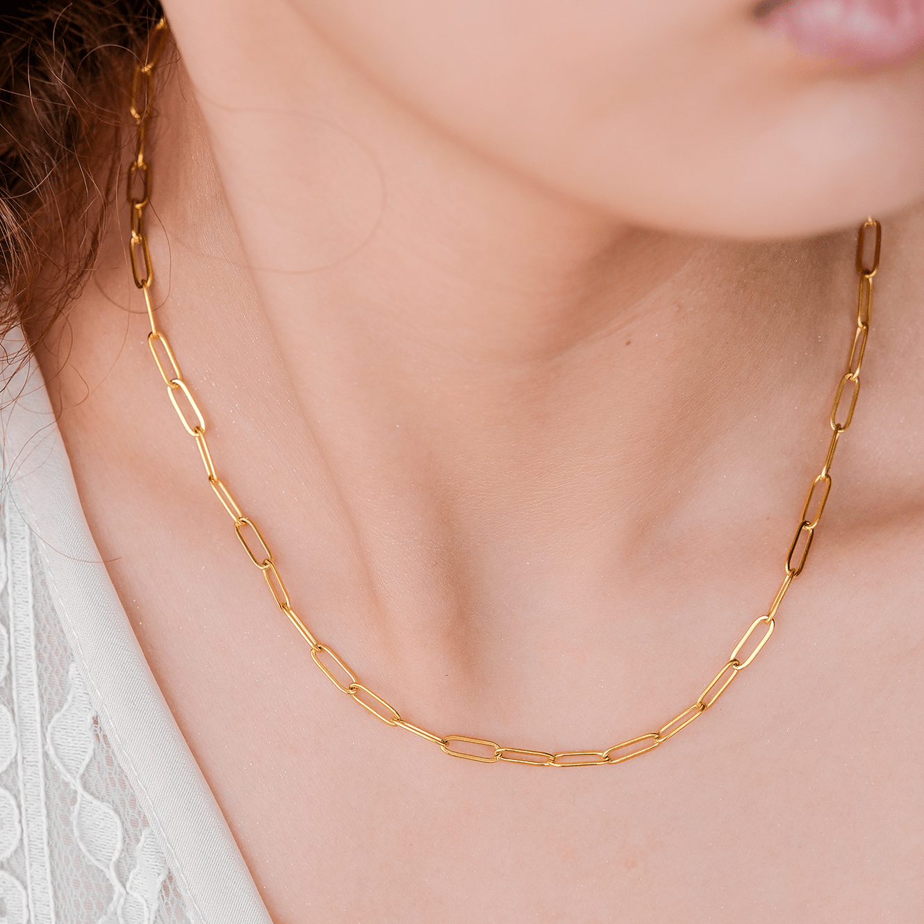 Mimi Femme Necklaces Celina Golden Chain Necklace