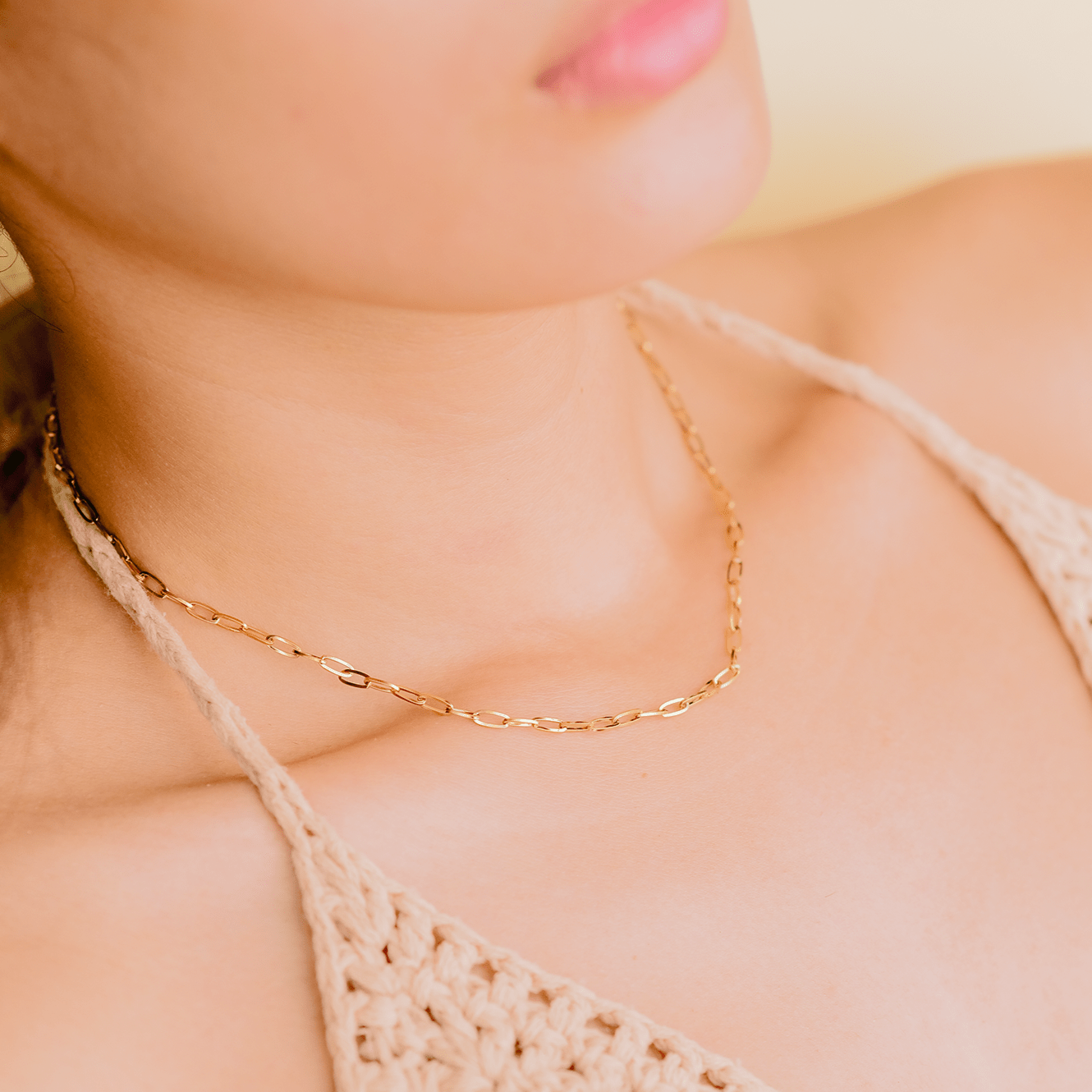 Mimi Femme Necklaces Celina Golden Chain Necklace