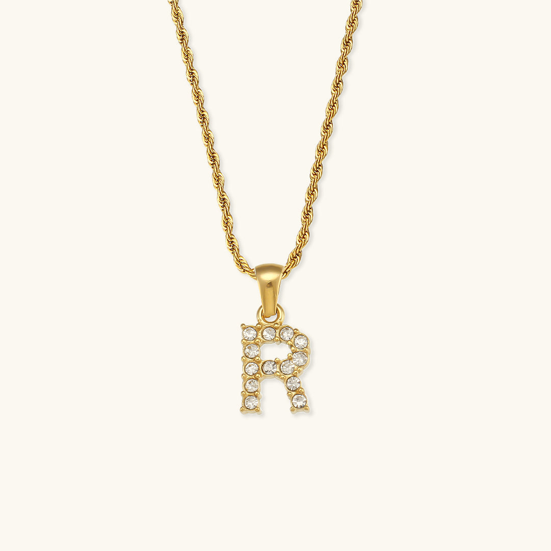 Mimi Femme Necklaces Celina Letter Initial Diamond Necklace