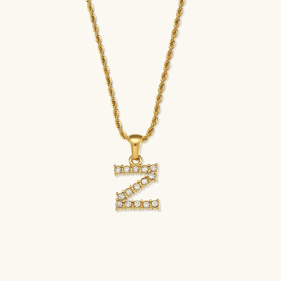 Mimi Femme Necklaces Celina Letter Initial Diamond Necklace